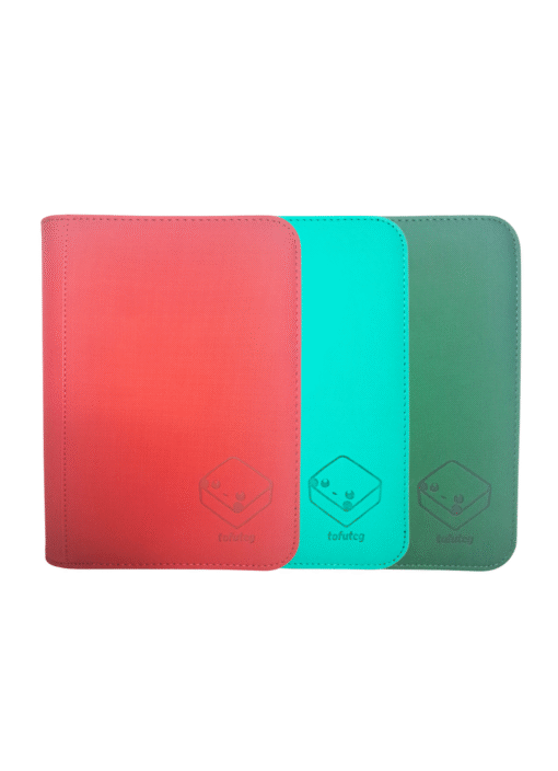 tofutcg Side Loading Zipper Binder (4 Pocket)