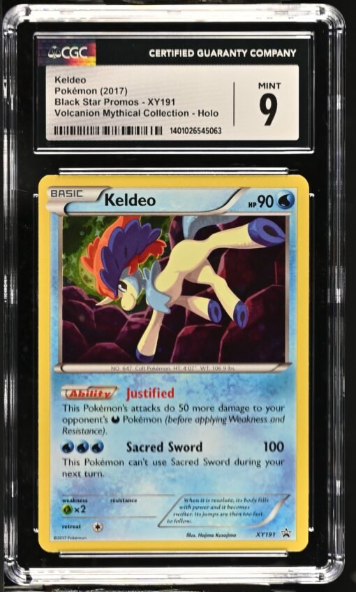 Keldeo Black Star Promo CGC 9