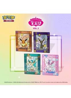 Pokemon Gem Pack Vol 2 Binders (Eevee, Umbreon, Leafeon, Sylveon) - Simplified Chinese