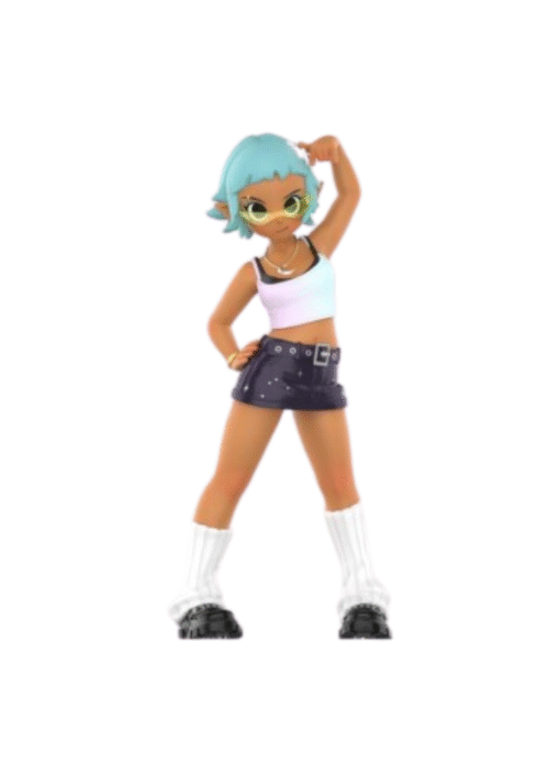 Peach Riot Punk Fairy Series Figures (Opened)