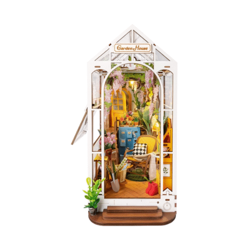 Rolife Book Nook Shelf Insert - Holiday Garden House - Image 2