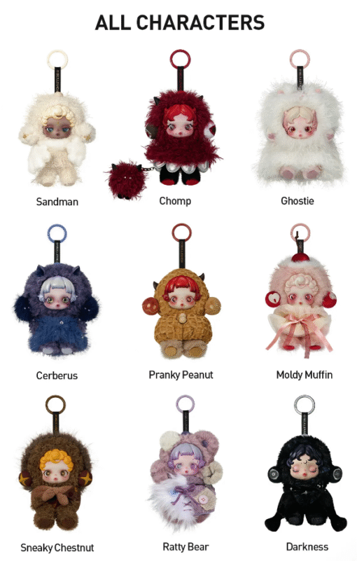 SKULLPANDA You Found Me! Series Plush Doll Pendant - Image 3