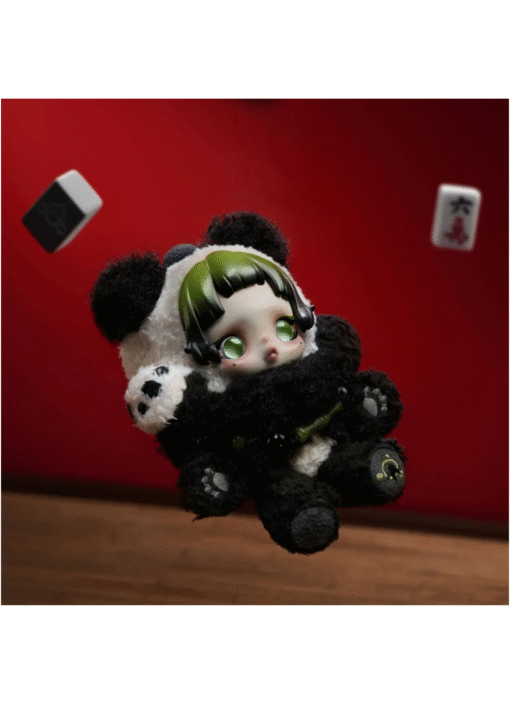 SKULLPANDA Lazy Panda Plush Doll Pendant (Authentic) - Image 2
