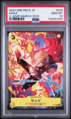 SANJI #034 V JUMP-MARCH 2023 PSA 10